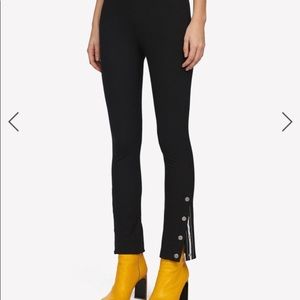 Rag&Bone Simone snap front pants in black. Size 4